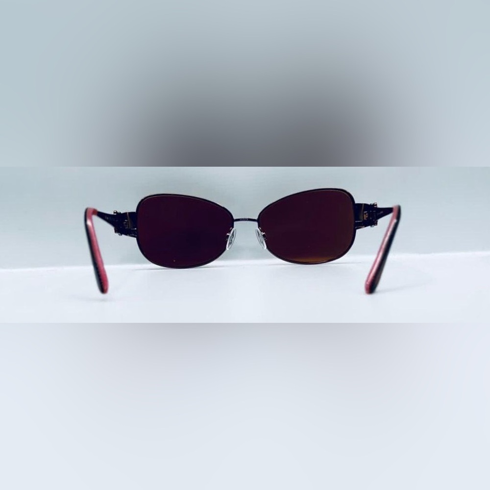 Daisy Fuentes DF Zanita Gold Oval Sunglasses Frames Only - Picture 6 of 8